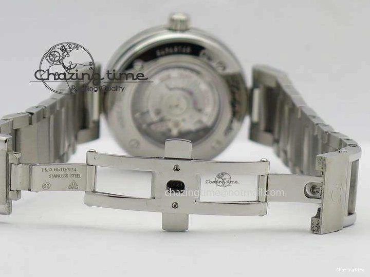 0106 De Ville Lady 34mm SS V6F 1:1 Best Edition Black MOP Dial On SS Bracelet SEIKO NH05A UrbanStyle 8152